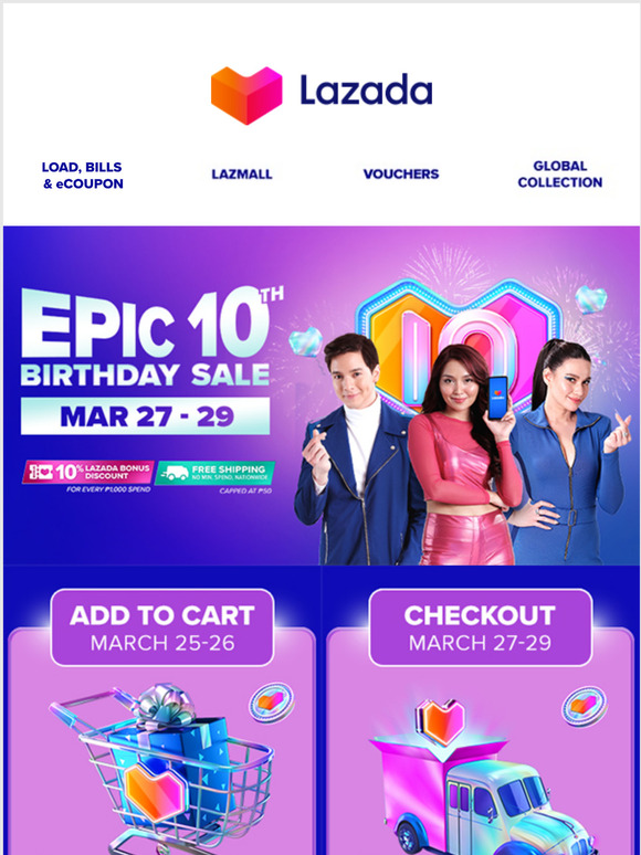 WATCH OUT: Epic 10th Birthday Sale!