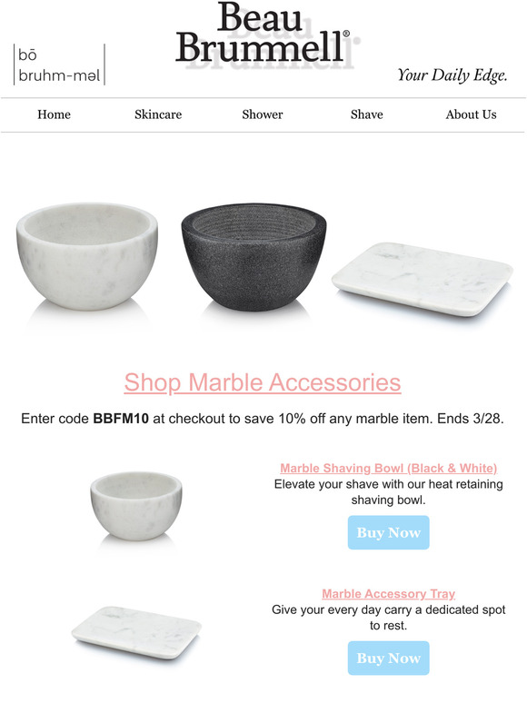Marble Accessories Back In Stock