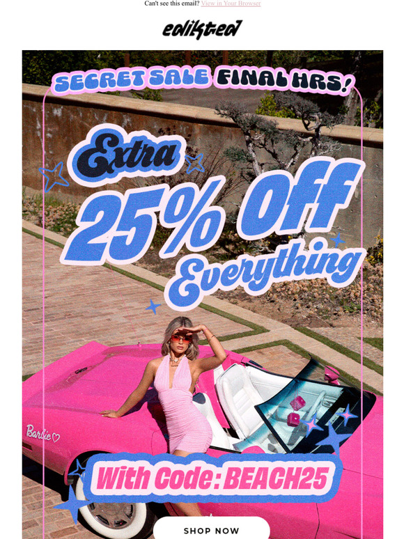 Edikted (US & Canada) The Rewards Secret Sale Is Ending Soon! Milled