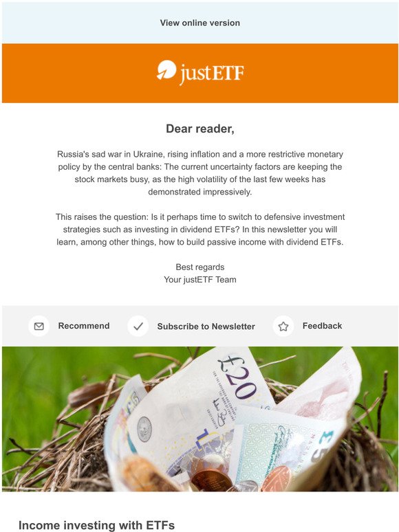 ETF update: The best dividend ETFs | How to build passive income with dividend ETFs