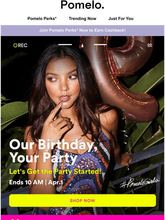 Now On: Our Birthday, Your Party 