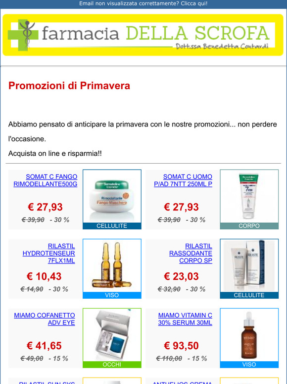 Promozioni di primavera