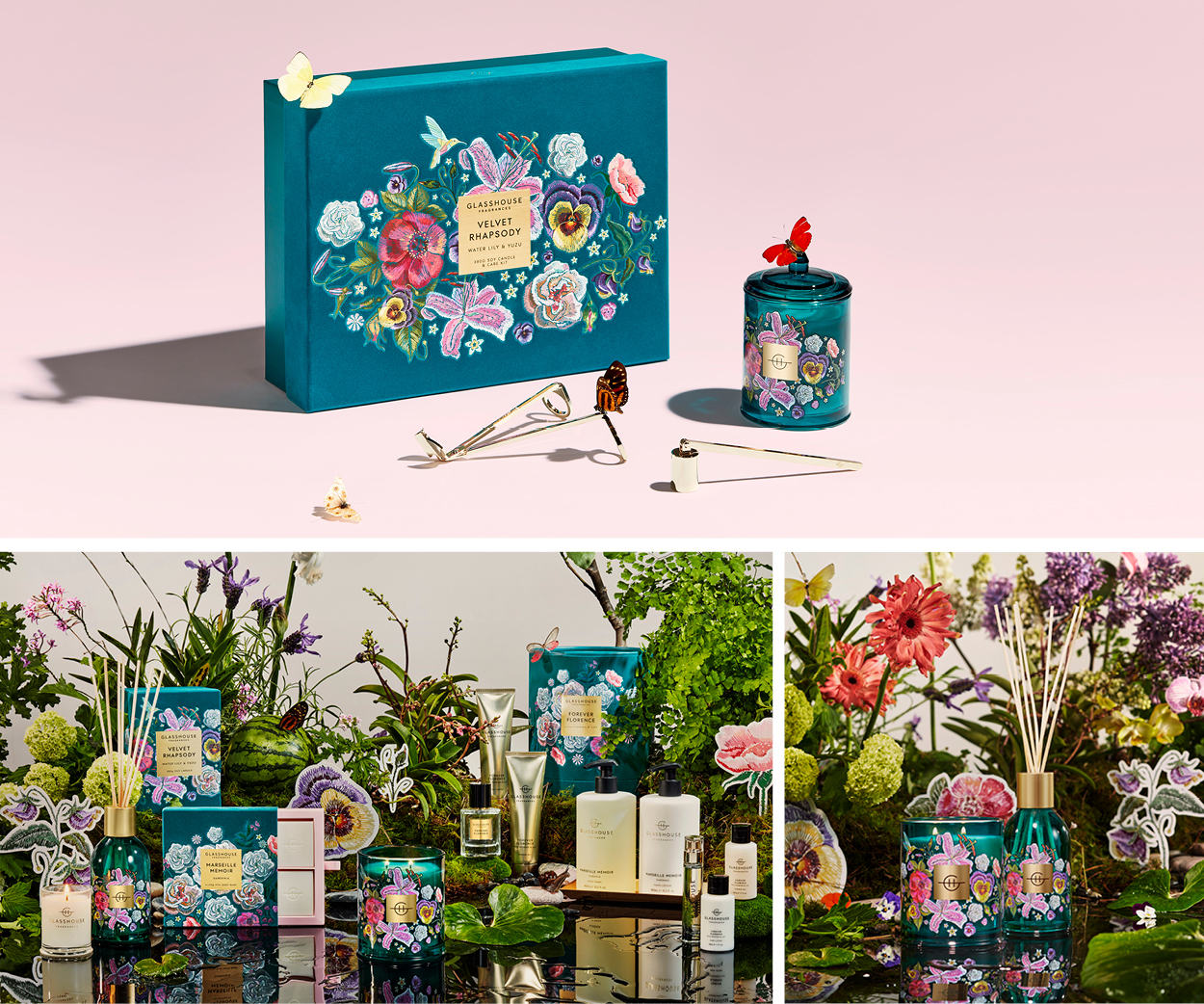 Glasshouse Fragrances NEW Velvet Rhapsody Milled