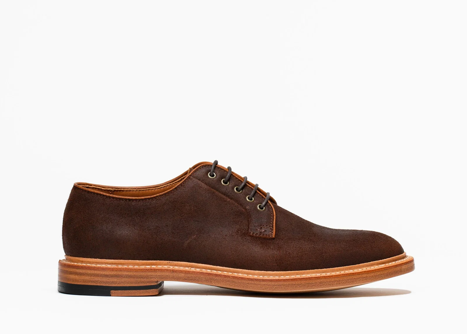 Image of Plain Toe Dark Oak Roughout