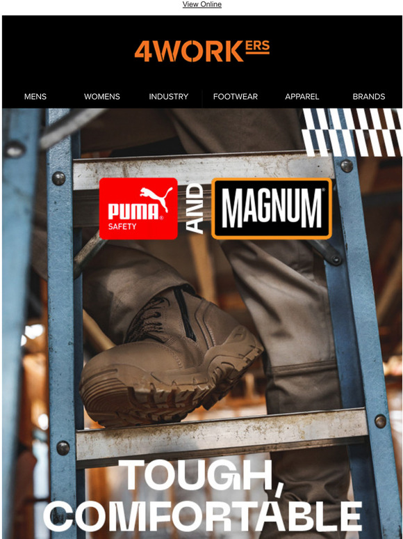 New Boots from Magnum and Puma Safety