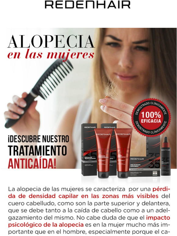 Alopecia Femenina? Te ayudamos a frenar la prdida de cabello