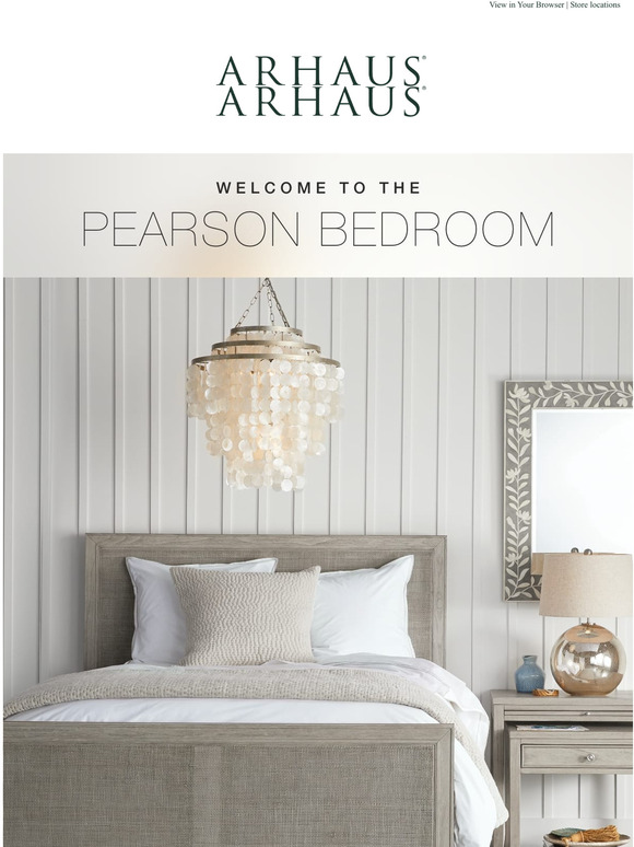 Arhaus The Pearson Bedroom Collection Milled