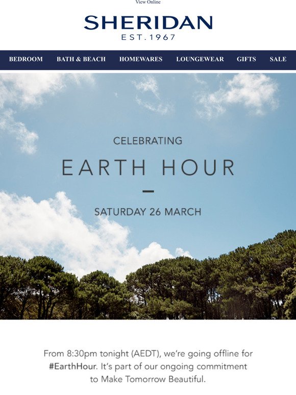 Going offline for Earth Hour