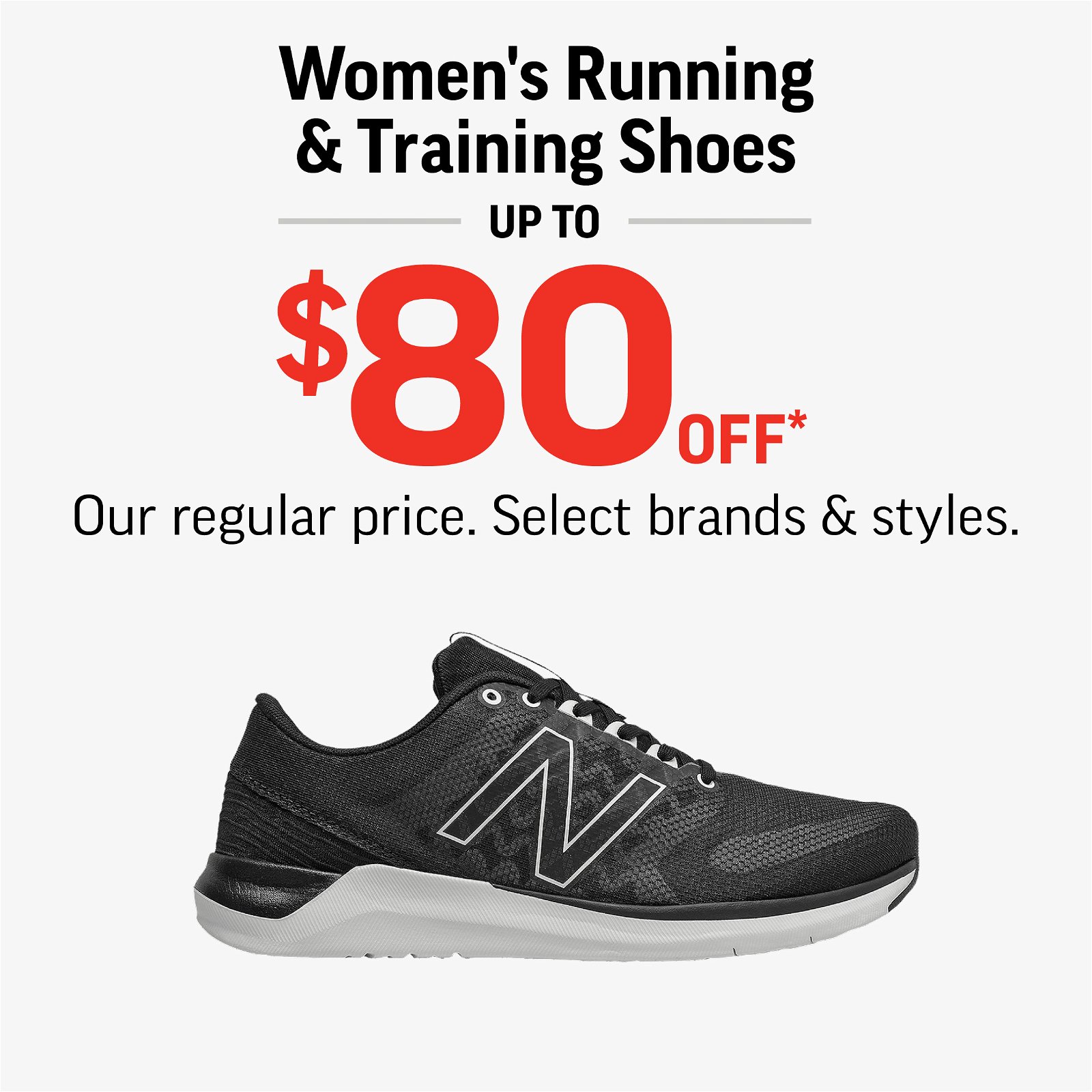 WOMEN'S RUNNING & TRAINING SHOES UP TO $80 OFF