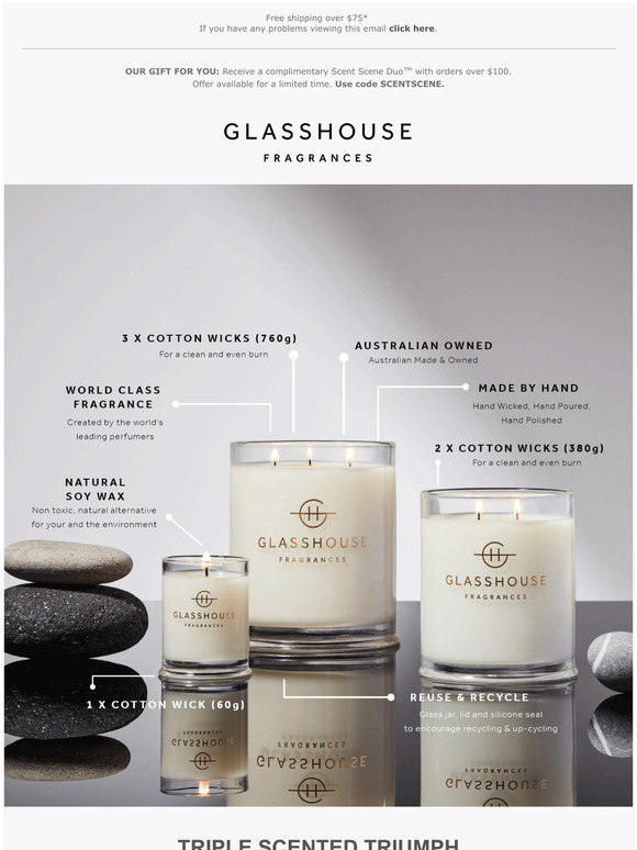 Glasshouse Fragrances The Anatomy of Our Candles Milled