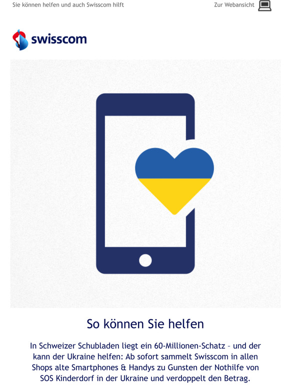 Wie Ihr altes Smartphone Familien in der Ukraine untersttzt