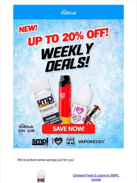 Available Now - Exclusive Weekly Deals