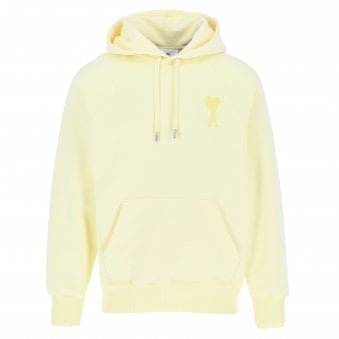 Pale Yellow Ami De Couer Oversized Pullover Hoodie