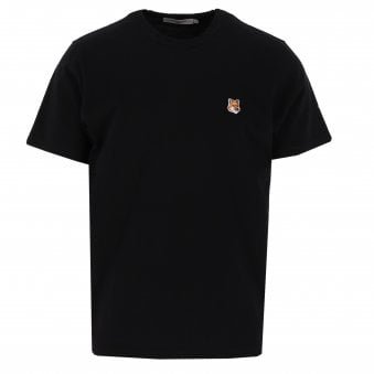 Fox Portrait T-Shirt Black