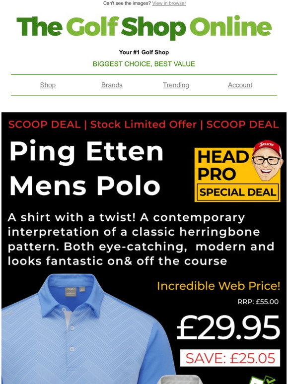 The Golf Shop: SensorCool, SensorWarm 