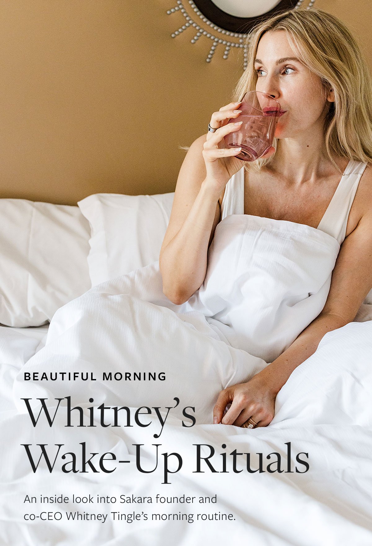 Whitney's Wake-Up Rituals