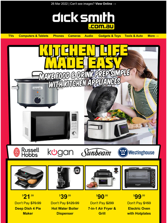 The Best of Kitchen Appliances | Deals on Devanti, Kogan, & More!