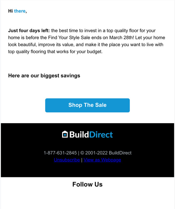 Sale Final Weekend: Invest in the future of your home today
