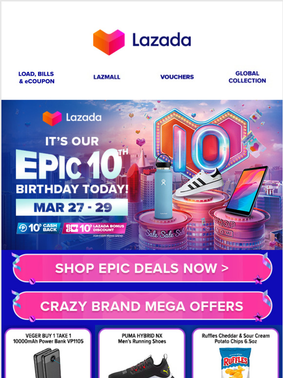 It's our EPIC 10TH BIRTHDAY TODAY