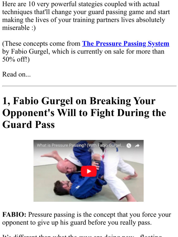 How To Defeat The Bigger, Stronger Opponent 10 Passing Strategies You