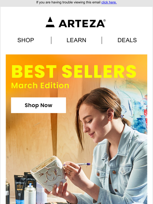 Arteza® Art Supplies Email Newsletters Shop Sales, Discounts, and
