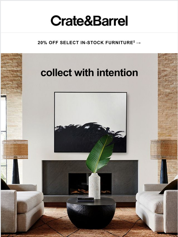 Crate and Barrel Email Newsletters Shop Sales, Discounts, and Coupon Codes