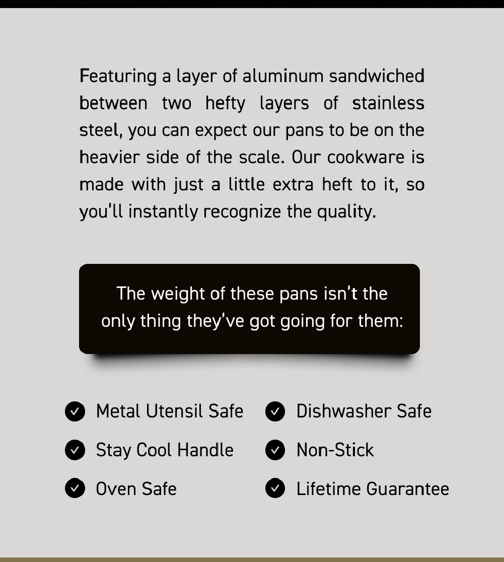 HexClad These are the *perfect* weight Milled