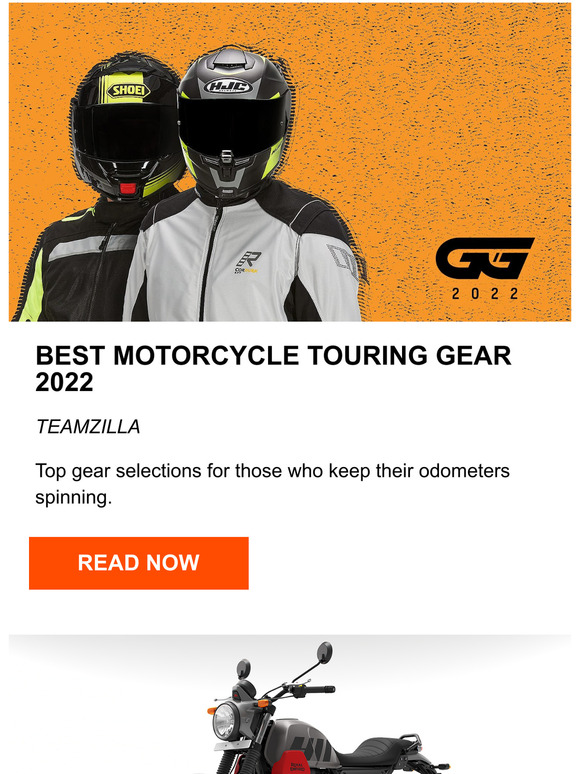 Revzilla Best motorcycle touring gear 2022 Milled