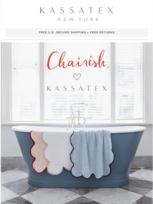 Chairish Bath Mats – Kassatex
