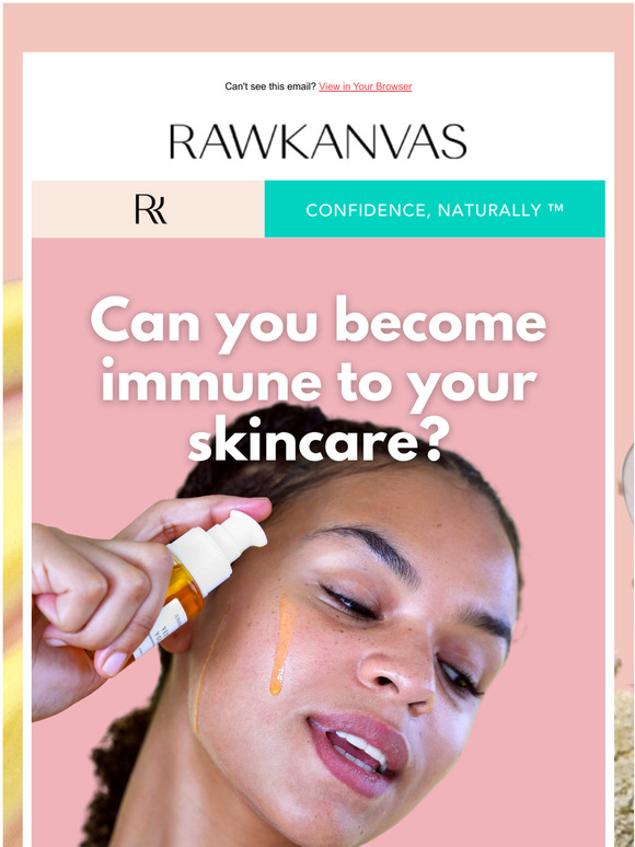 rawkanvas Can you immune to your skincare? Milled