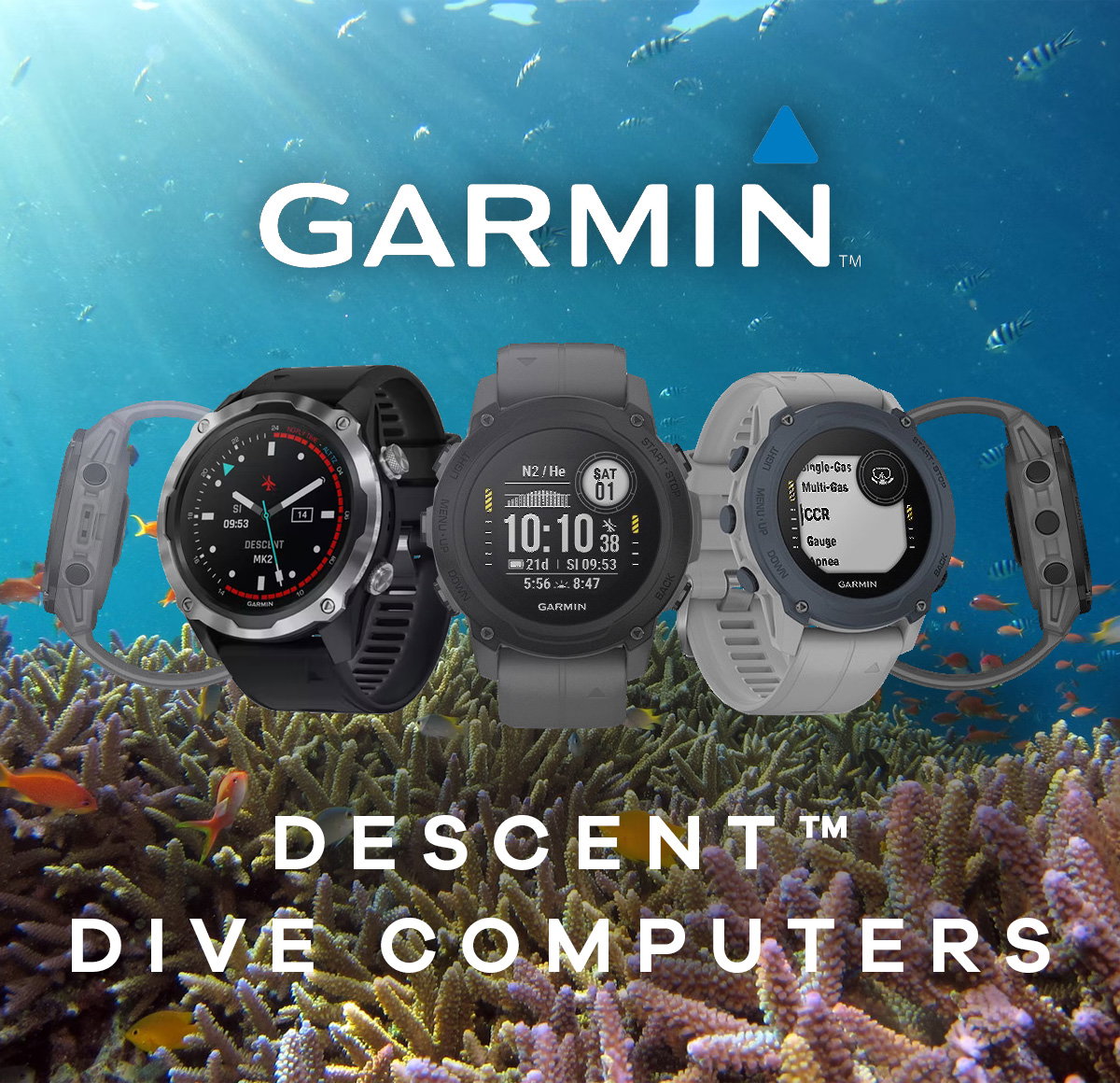 Garmin Descent Dive Computers
