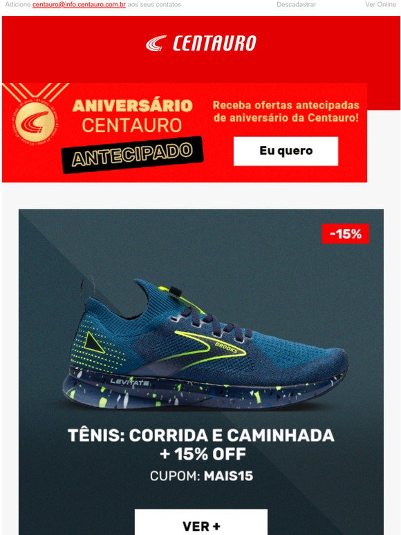 Centauro: Tênis a partir de R$ 99,99 🤑 | Milled