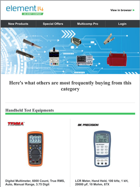 Test & Measurement equipments suitable for all engineers