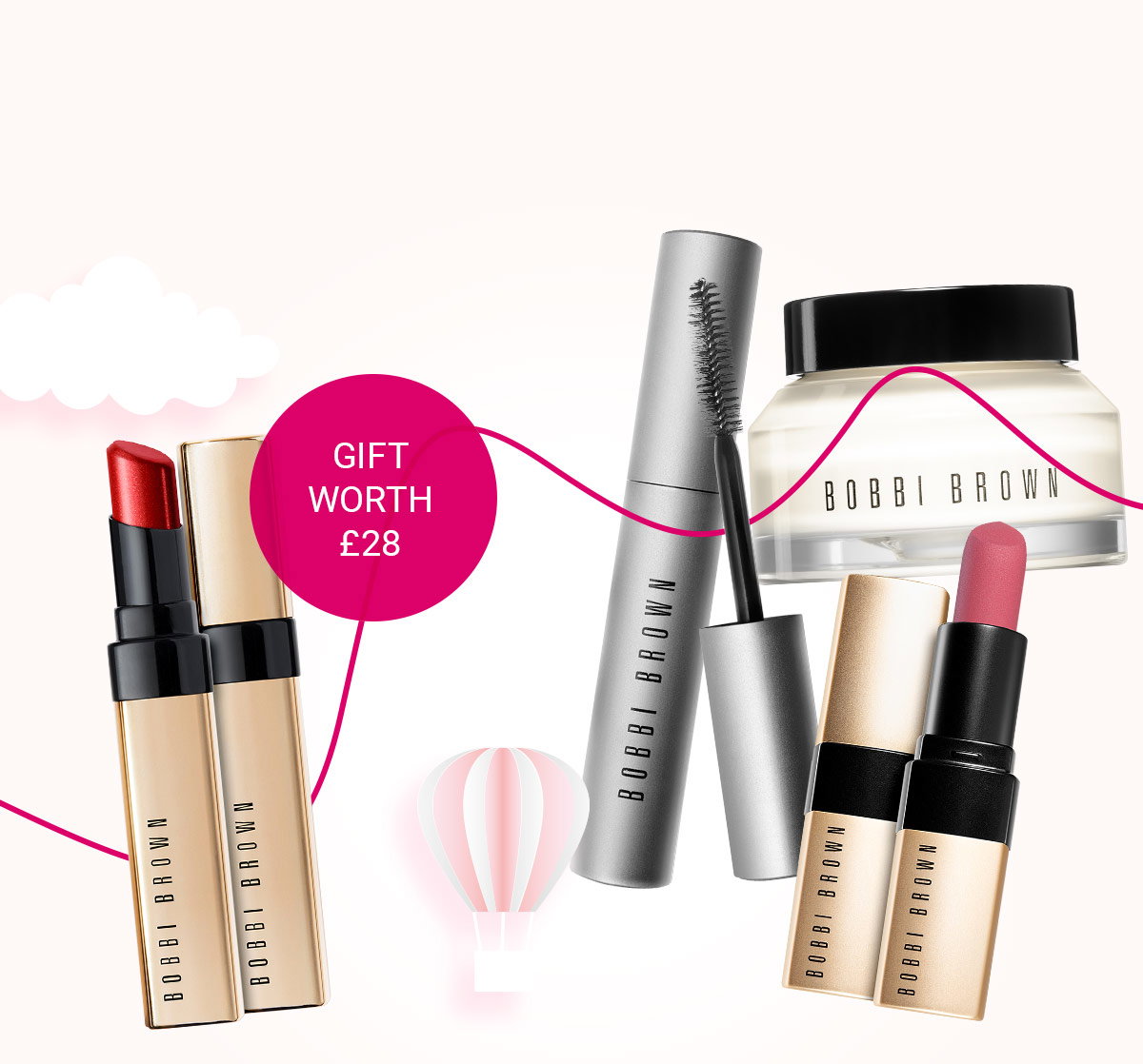 Free moisturising lipstick with your Bobbi Brown purchase over £31.
