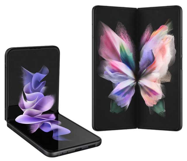 Samsung Galaxy Z Flip3 and Fold3 smartphone
