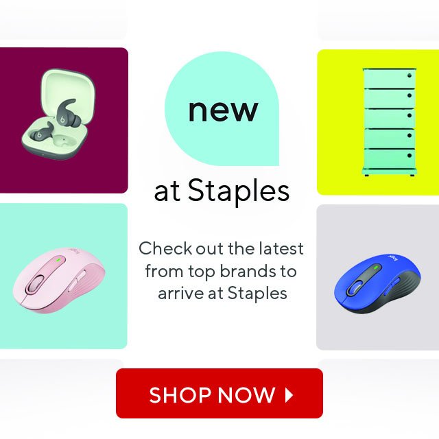 New at Staples
