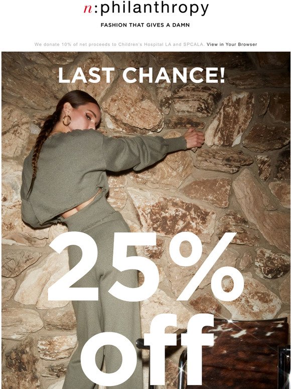 Hey there, don't let the extra 25% slip away!