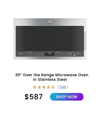 GE Profile OTR Microwave