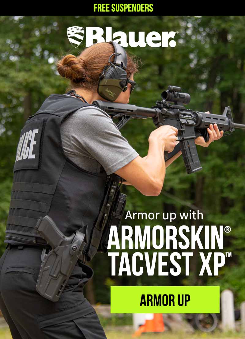 Blauer Armor up with the ArmorSkin TacVest XP Milled