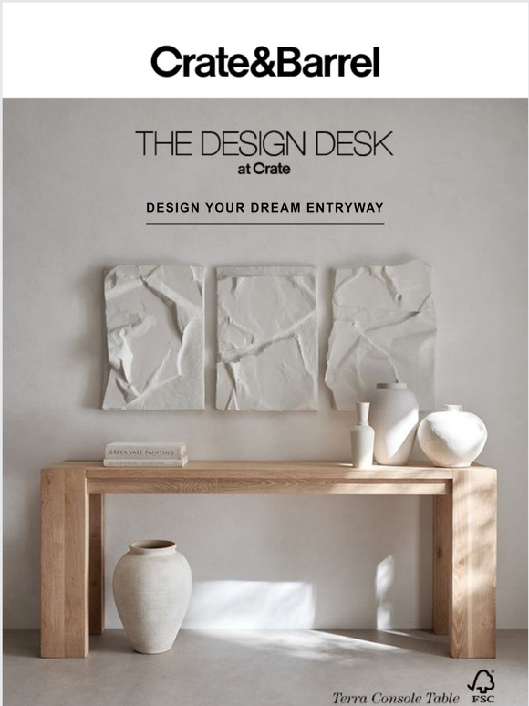 Crate and Barrel Email Newsletters Shop Sales, Discounts, and Coupon Codes