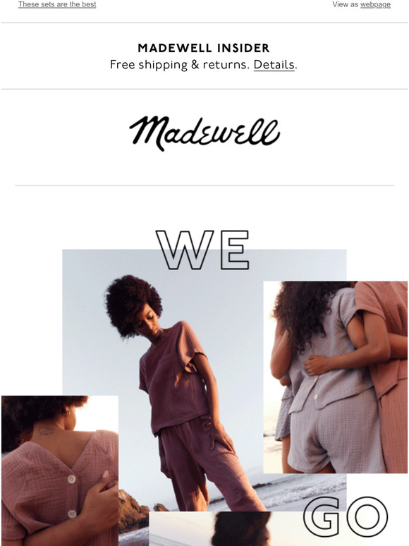 Madewell Email Newsletters Shop Sales, Discounts, and Coupon Codes