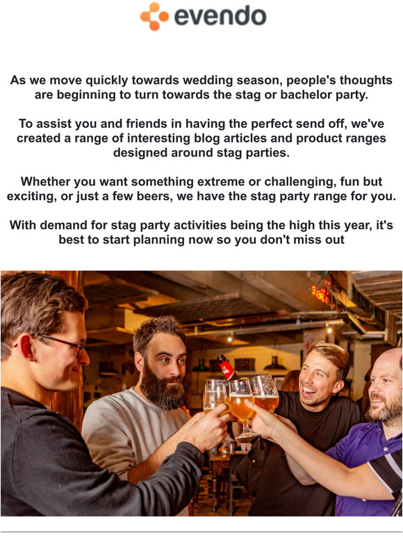 Let Evendo help you book the perfect stag party