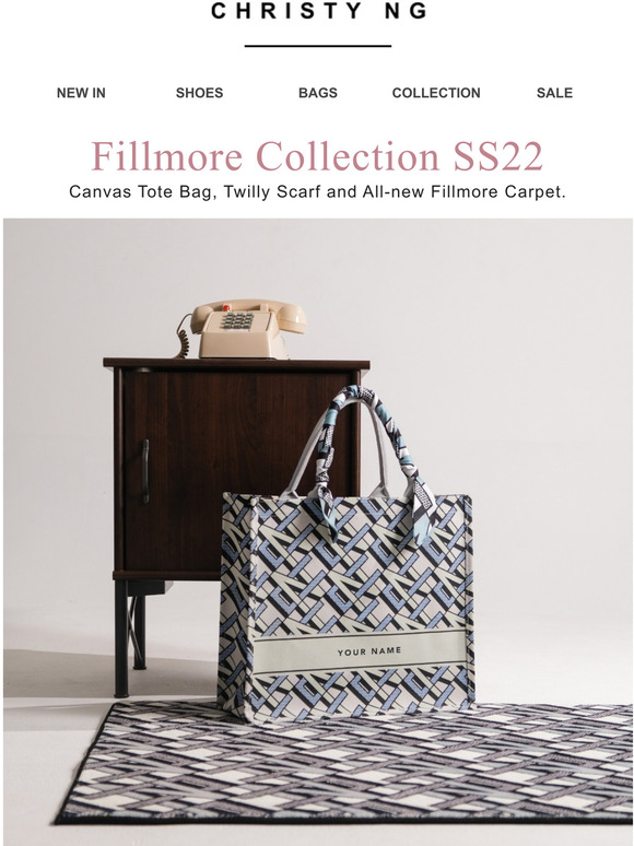 fillmore monogram canvas tote