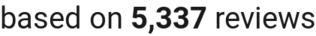 number of reviews
