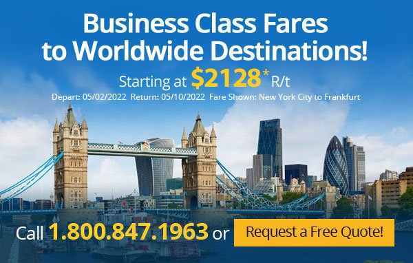 International Business Class Flights