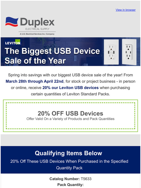 20% Off Leviton  Dont Miss this One!