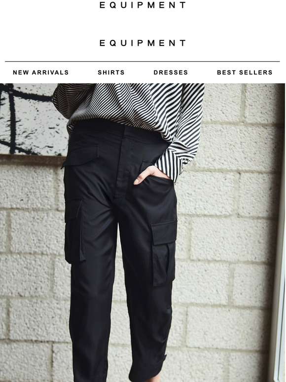 Equipment New The Equipment Cargo Pant Milled
