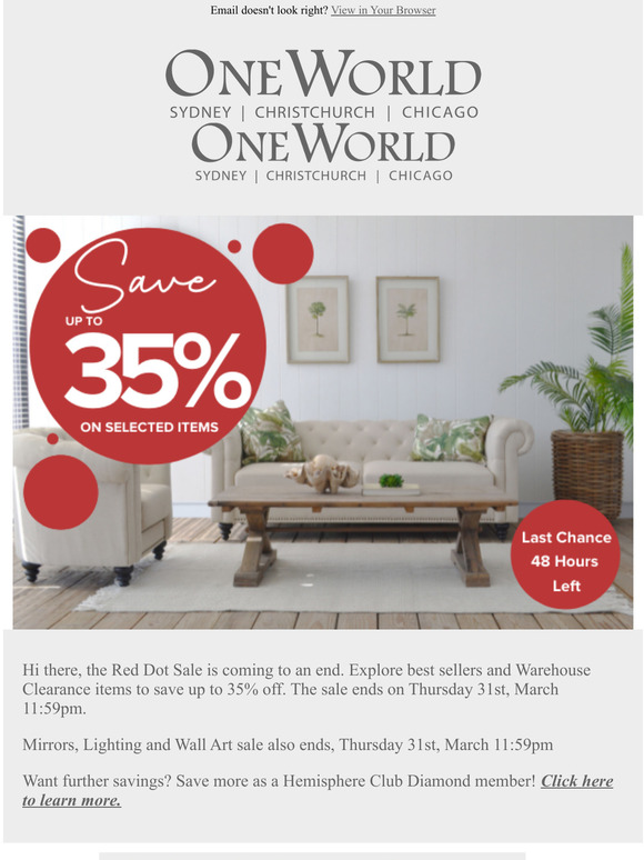   Red Dot Sale Warehouse Clearance    Last Days to Save