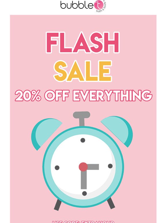 FLASH SALE | 20% OFF ALL ORDERS OVER 20