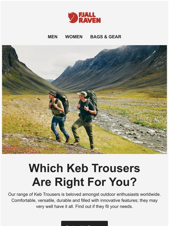 Fjallraven Why are Keb Trousers so popular? Milled